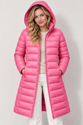 Avery & Mercer women's packable puffer jacket, Pink, own model W01
