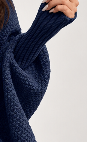 Waterfall shawl-collar cardigan, navy front native detail.png