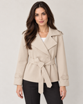 Avery & Mercer women's belted trench jacket, Beige, own model W02