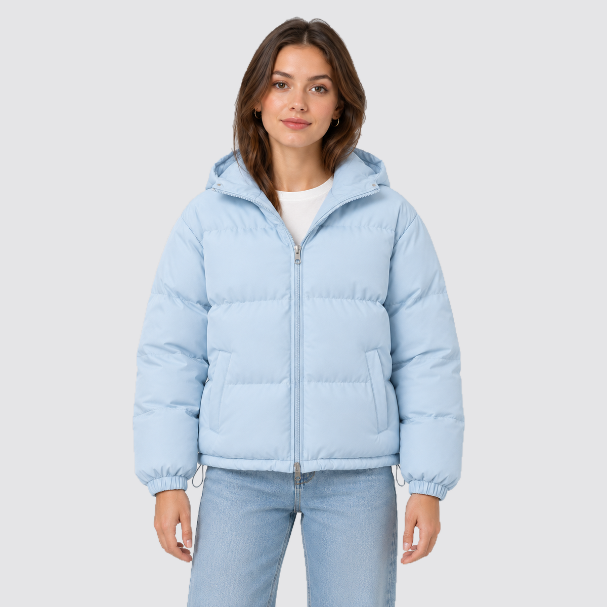Unisex Hooded Cotton Puffer Jacket