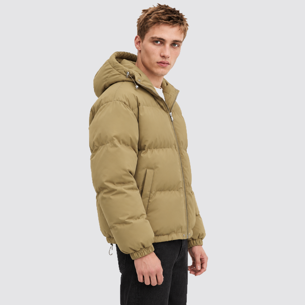 Unisex Hooded Cotton Puffer Jacket