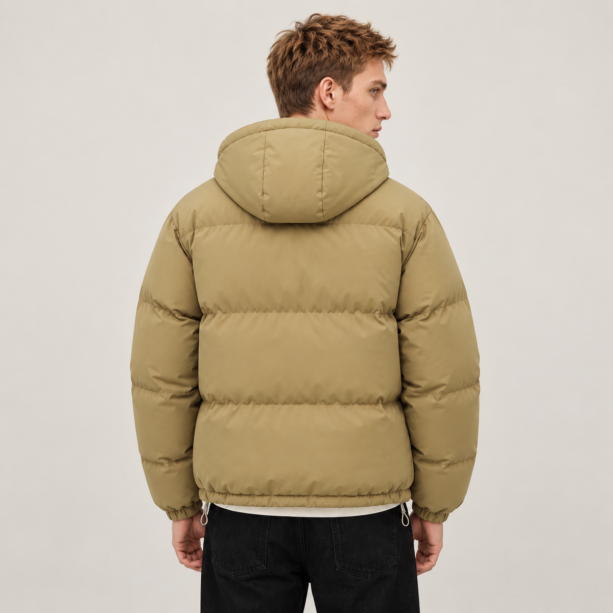 Unisex Hooded Cotton Puffer Jacket