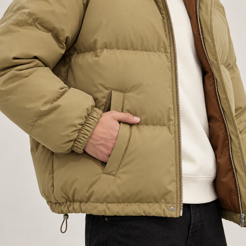 Unisex Hooded Cotton Puffer Jacket