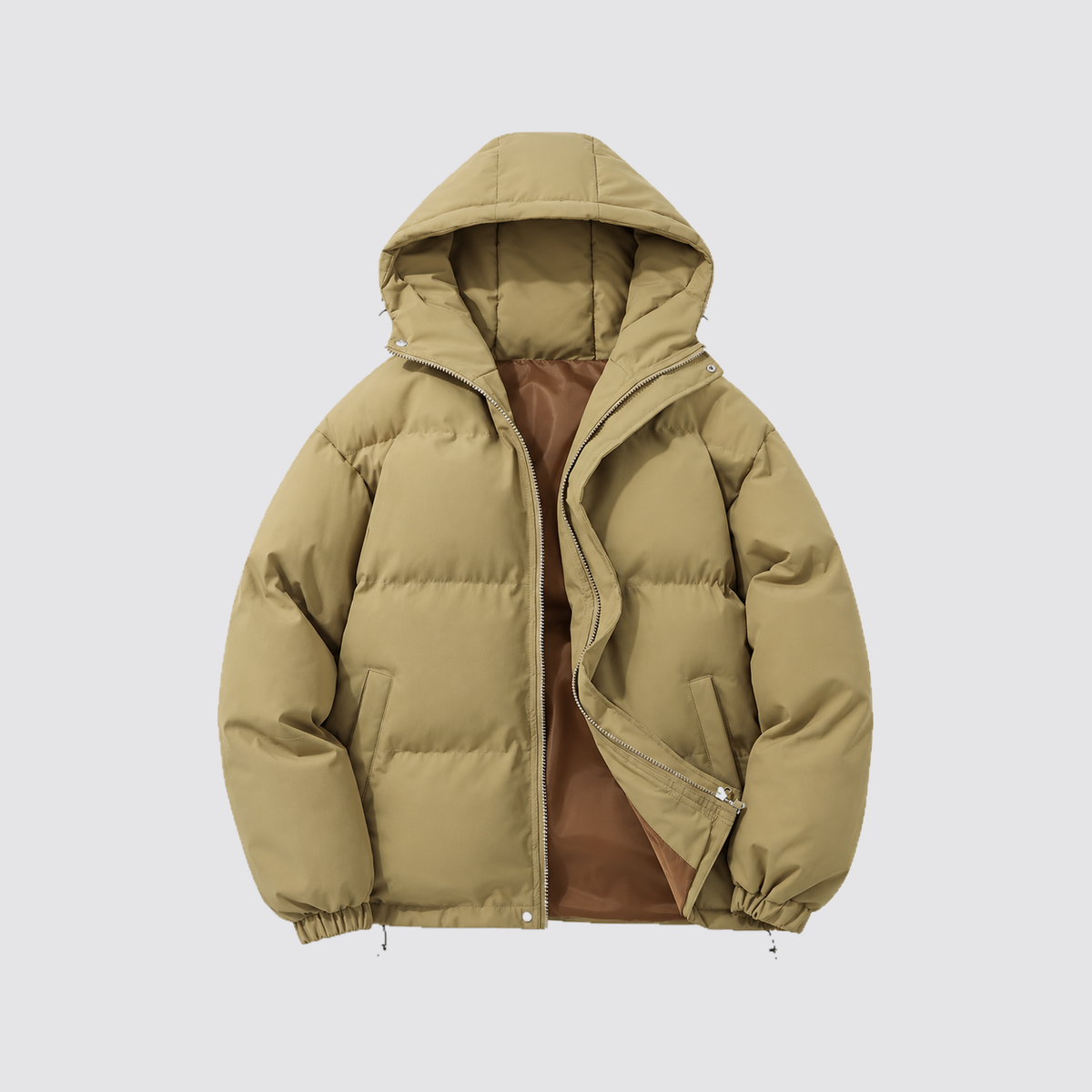 Unisex Hooded Cotton Puffer Jacket