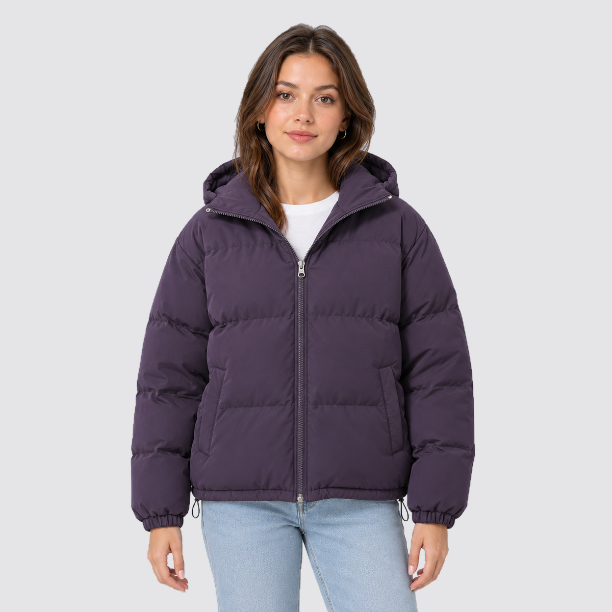 Unisex Hooded Cotton Puffer Jacket