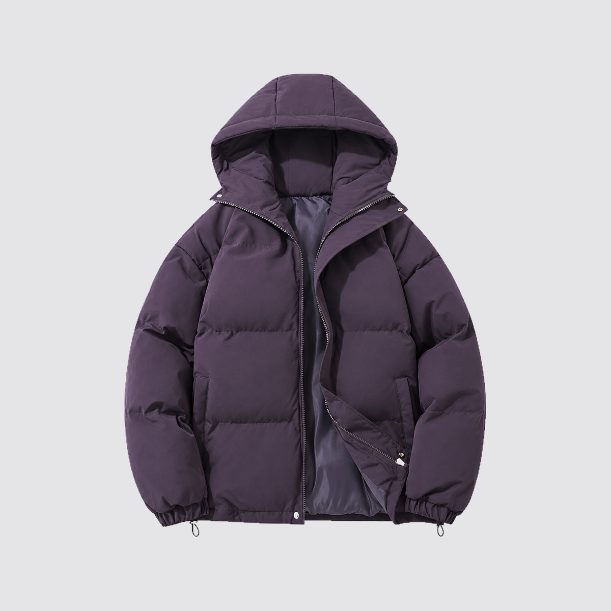 Unisex Hooded Cotton Puffer Jacket
