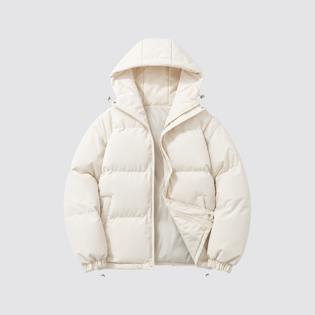 Unisex Hooded Cotton Puffer Jacket