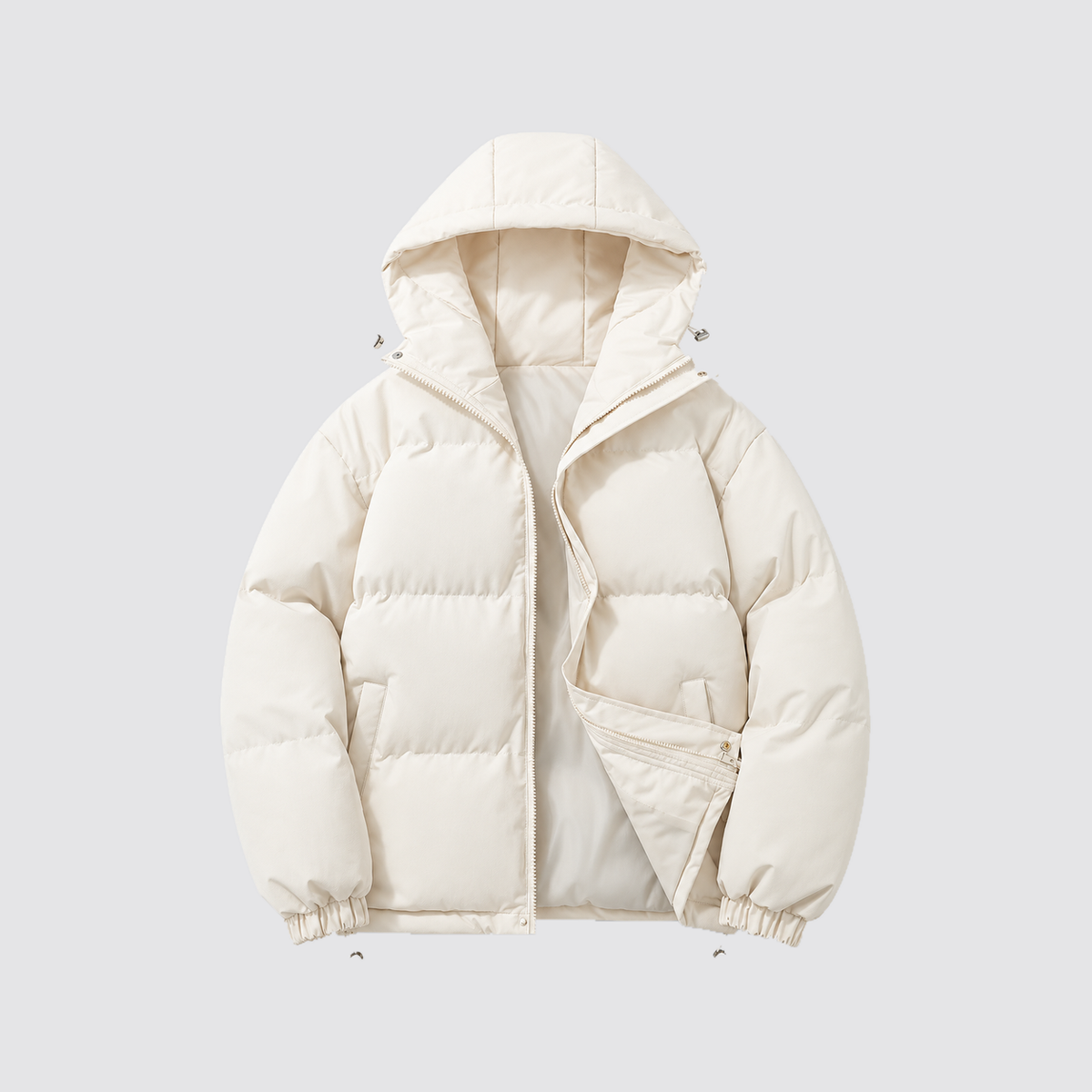 Unisex Hooded Cotton Puffer Jacket