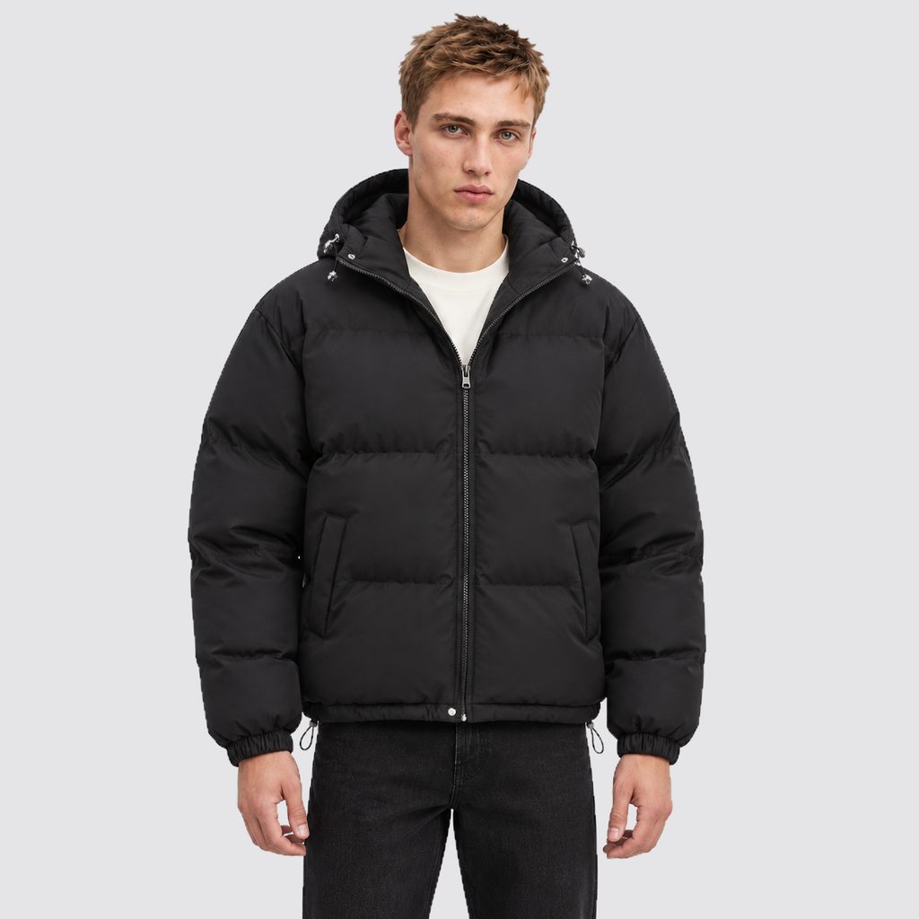 Unisex Hooded Cotton Puffer Jacket
