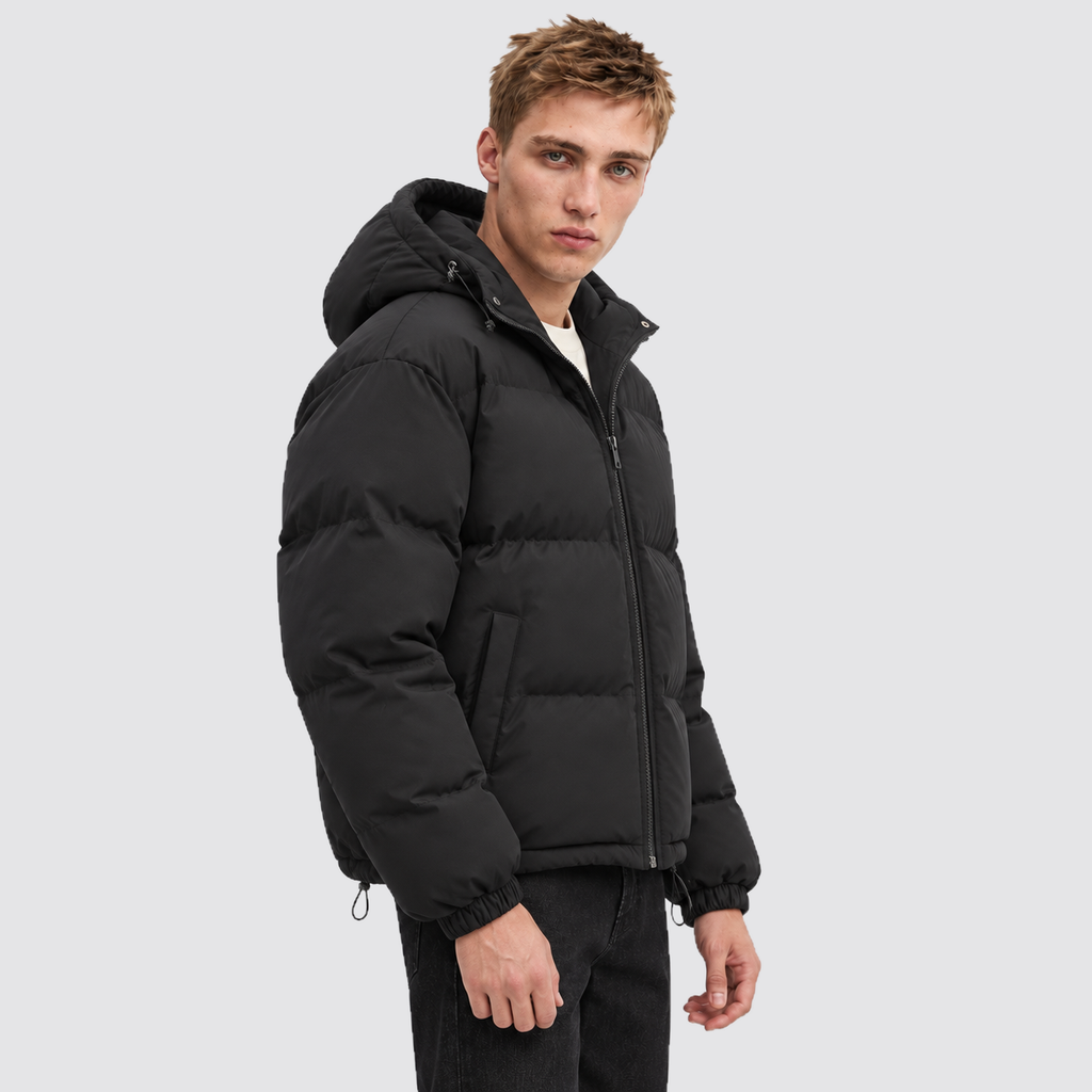 Unisex Hooded Cotton Puffer Jacket