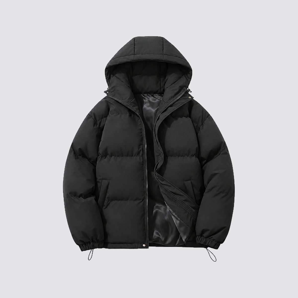 Unisex Hooded Cotton Puffer Jacket