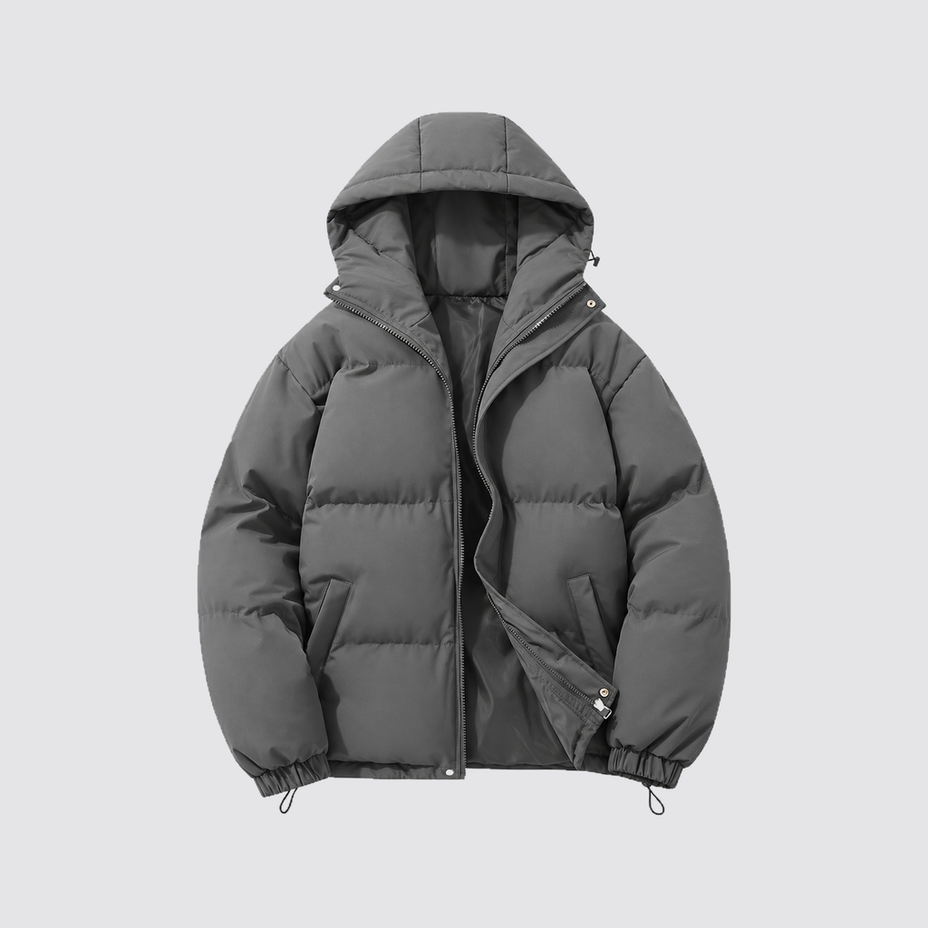 Unisex Hooded Cotton Puffer Jacket