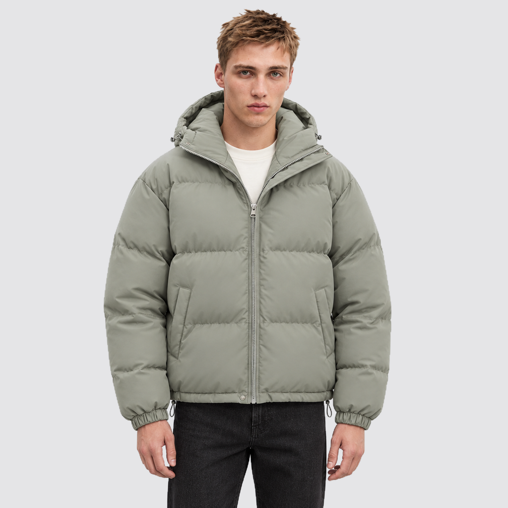 Unisex Hooded Cotton Puffer Jacket