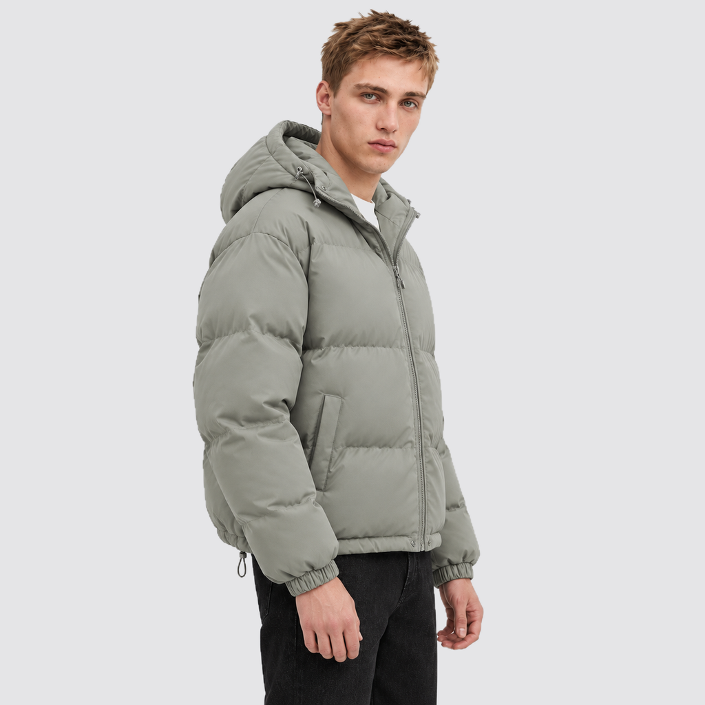 Unisex Hooded Cotton Puffer Jacket