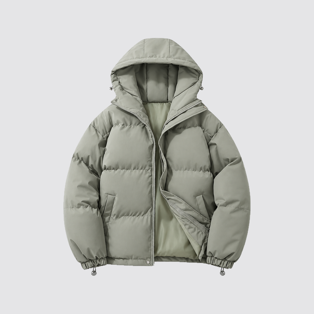 Unisex Hooded Cotton Puffer Jacket
