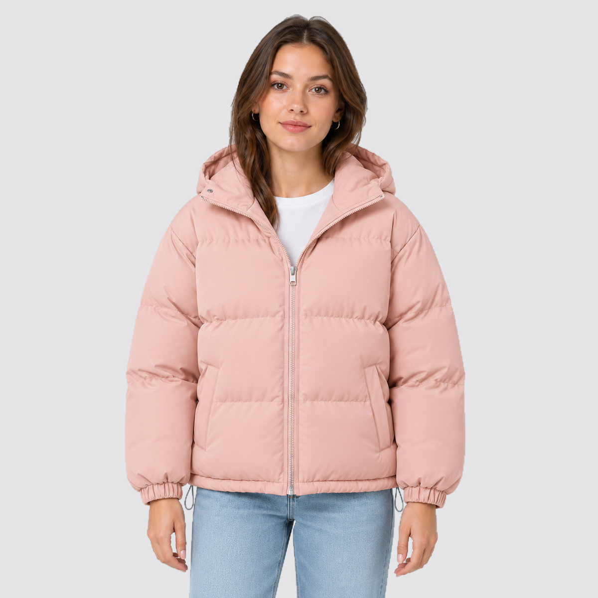Unisex Hooded Cotton Puffer Jacket