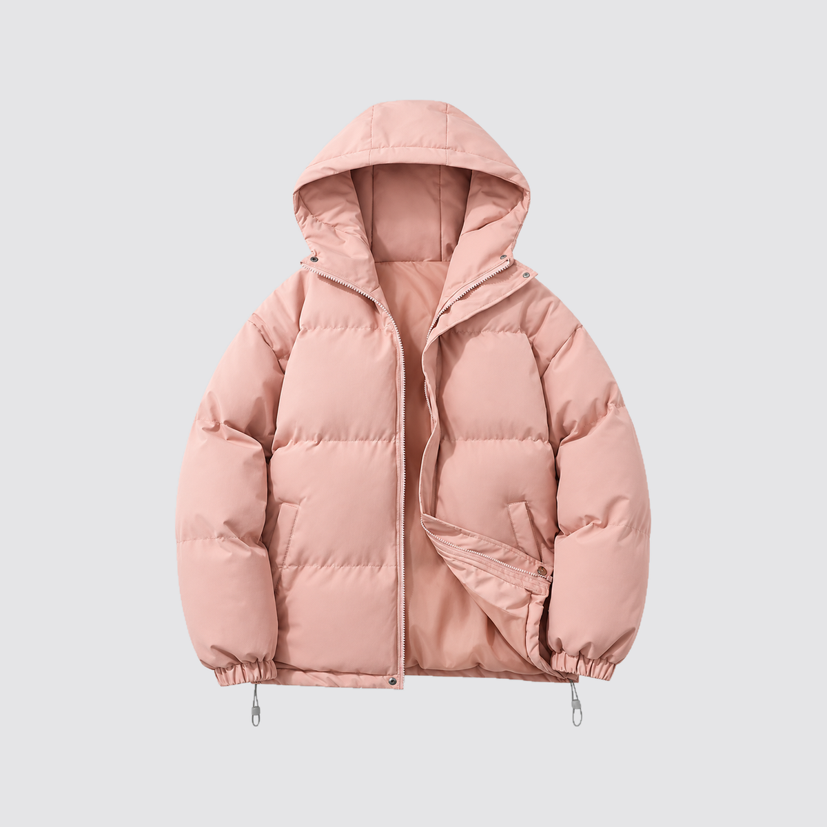 Unisex Hooded Cotton Puffer Jacket