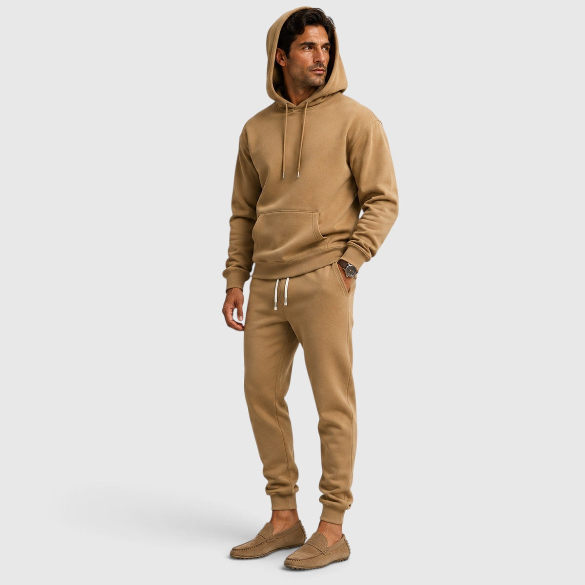 Men's Relaxed Hoodie and Jogger Set – Casual Tracksuit