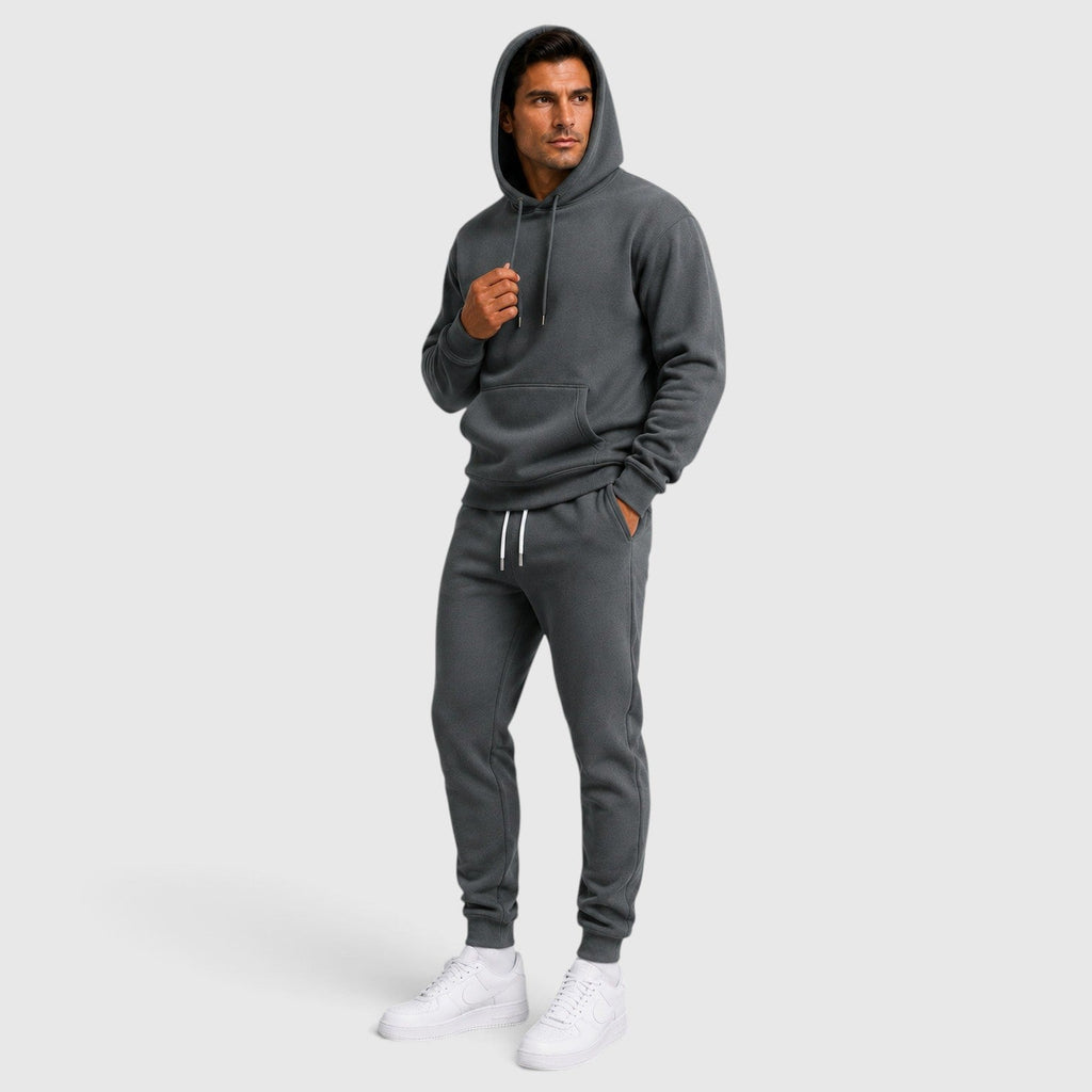 Men's Relaxed Hoodie and Jogger Set – Casual Tracksuit