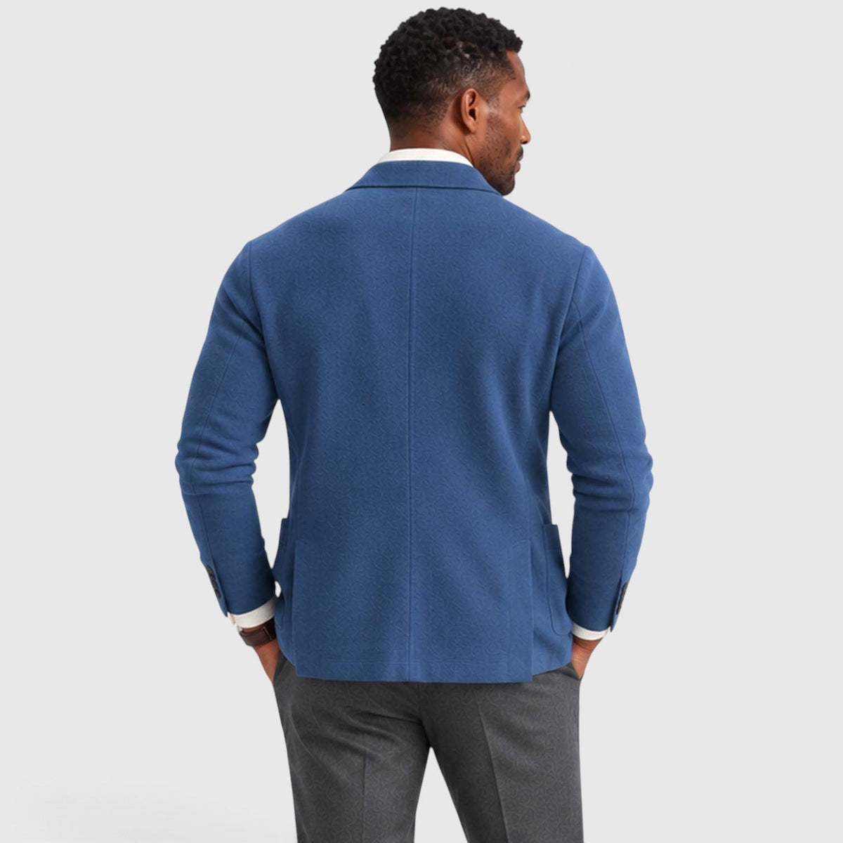 Men's Smart Casual Knit Blazer Jacket