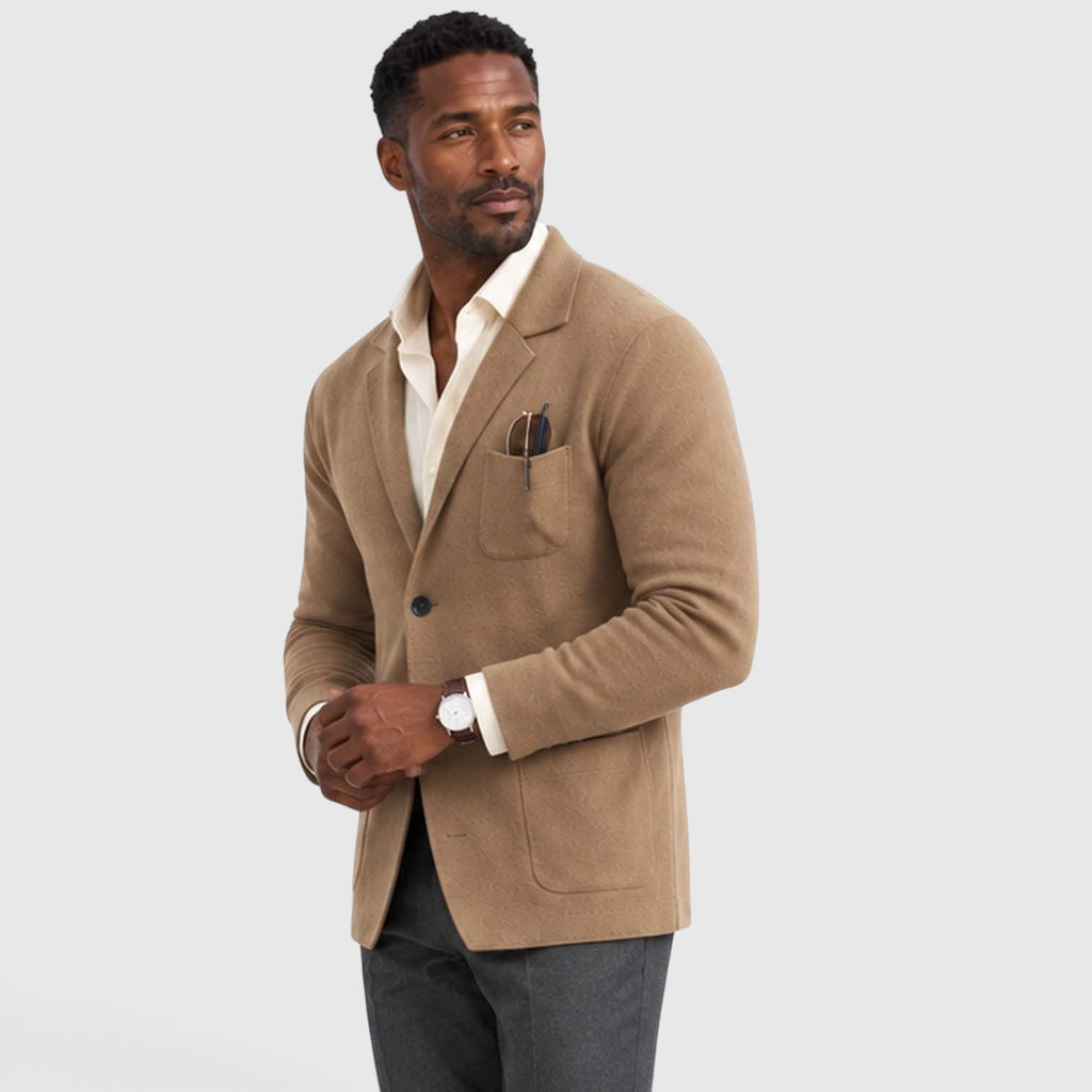 Men's Smart Casual Knit Blazer Jacket