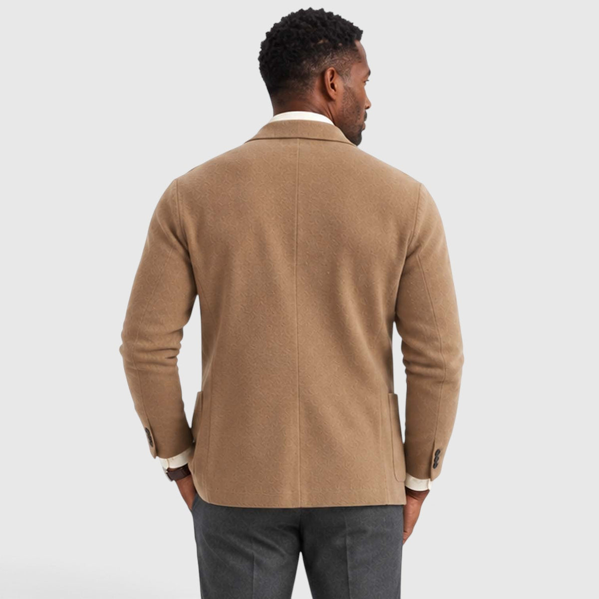 Men's Smart Casual Knit Blazer Jacket