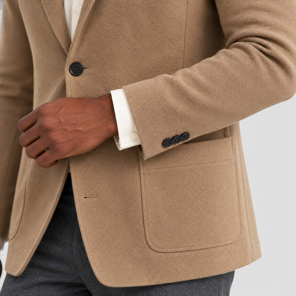 Men's Smart Casual Knit Blazer Jacket