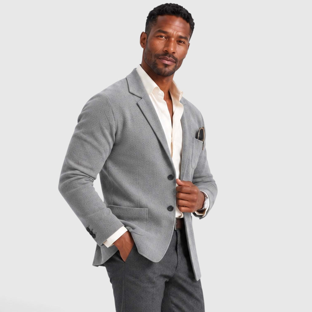 Men's Smart Casual Knit Blazer Jacket