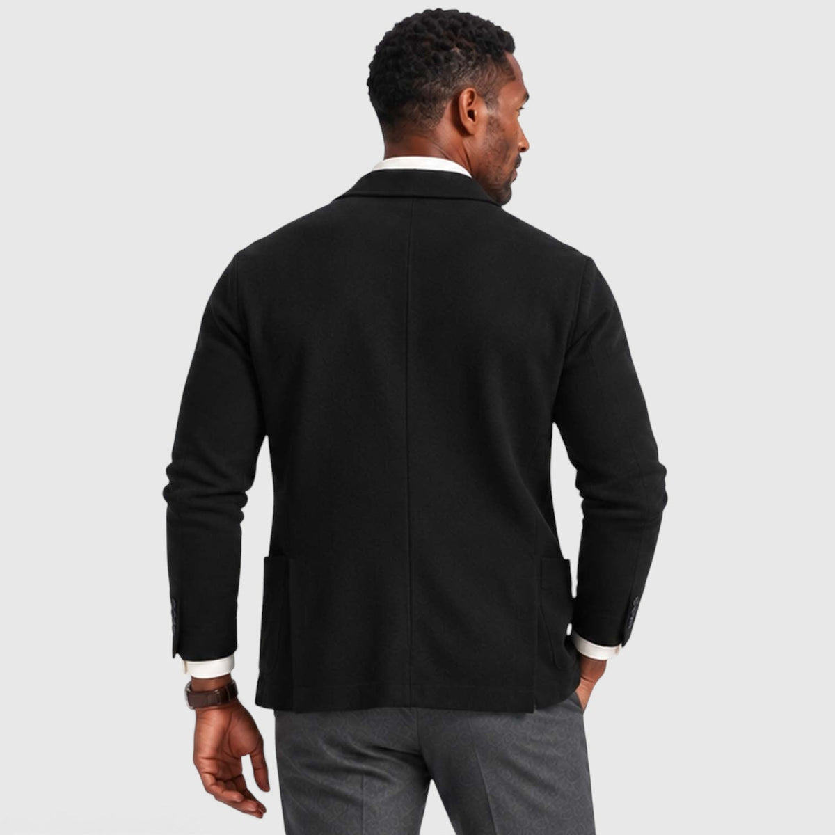 Men's Smart Casual Knit Blazer Jacket