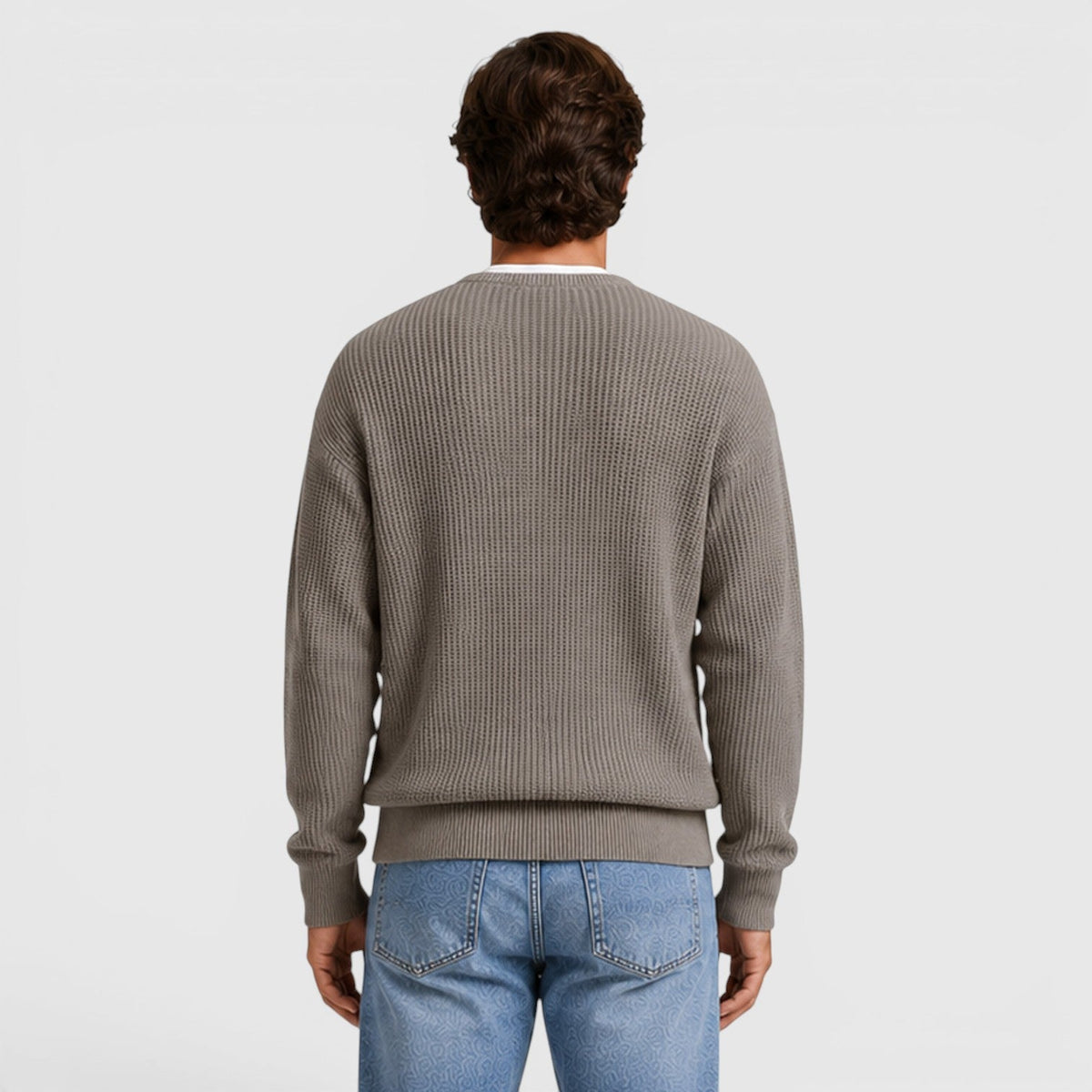 Men's Zip Up Knit Cardigan for Smart Casual Everyday Wear