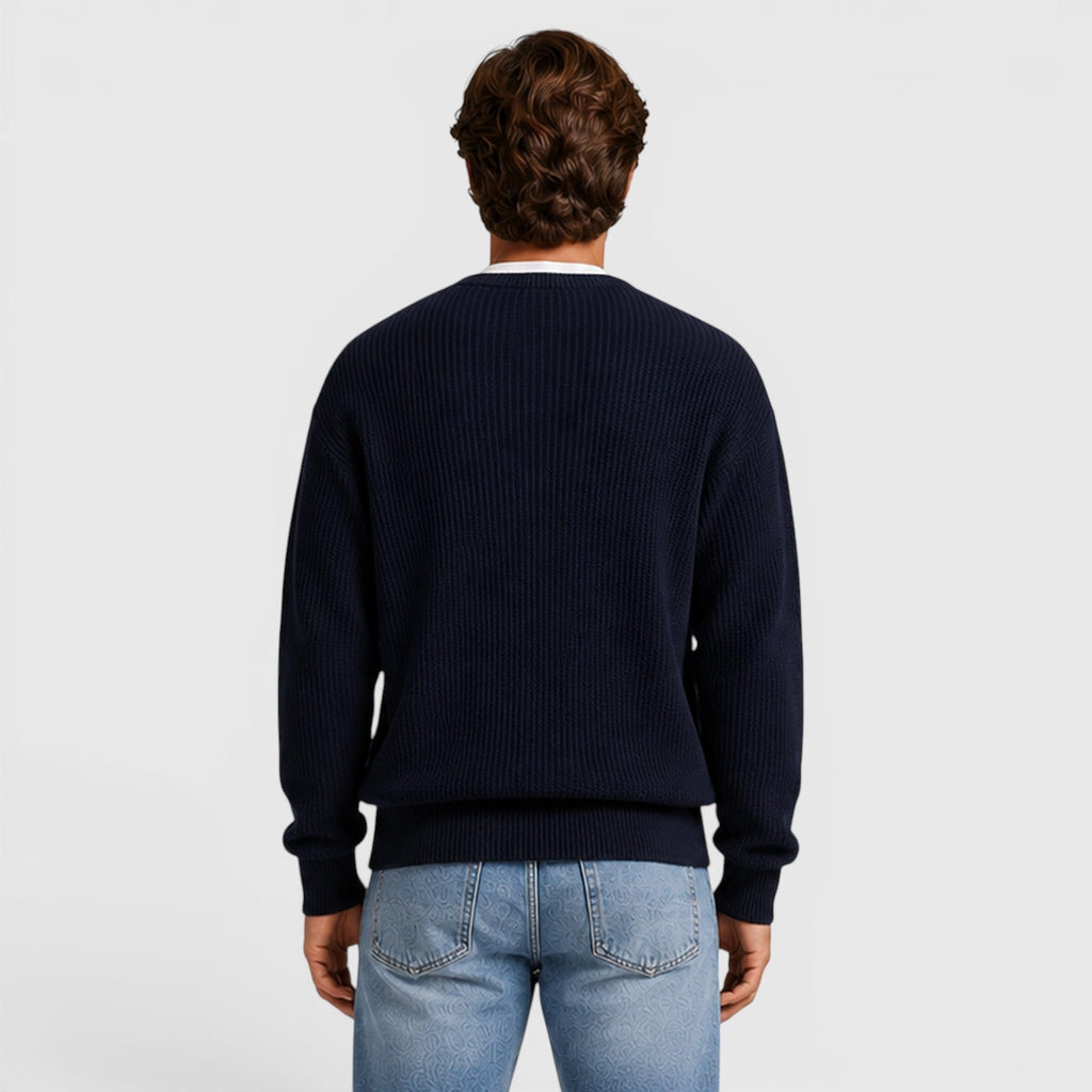 Men's Zip Up Knit Cardigan for Smart Casual Everyday Wear