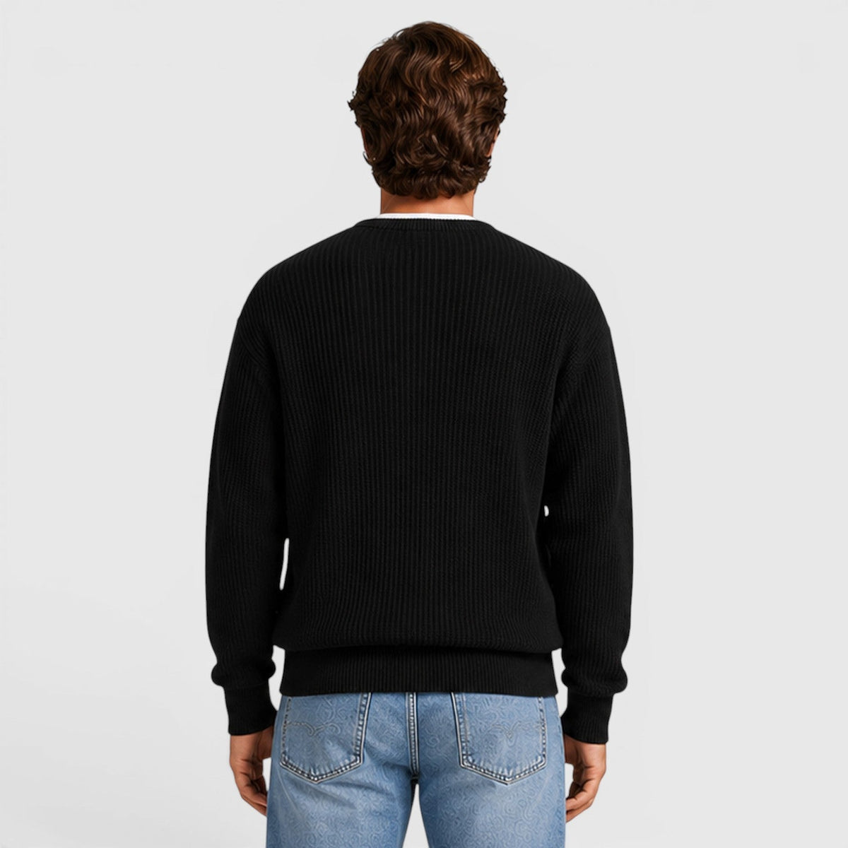 Men's Zip Up Knit Cardigan for Smart Casual Everyday Wear