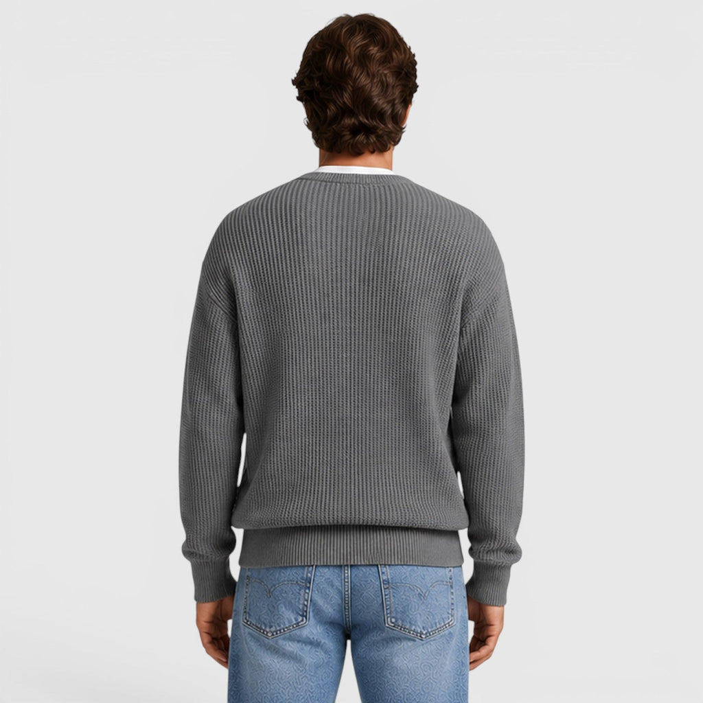 Men's Zip Up Knit Cardigan for Smart Casual Everyday Wear