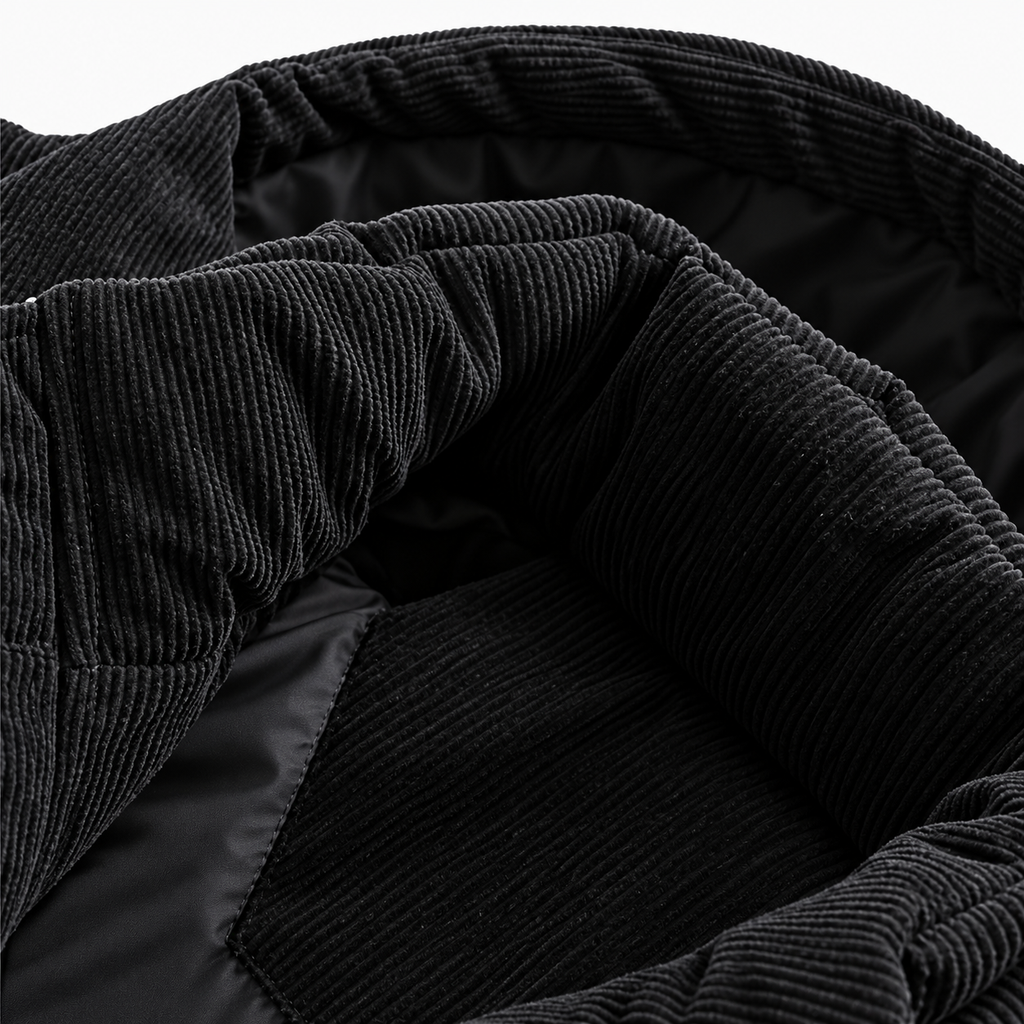 Men's Hooded Puffer Jacket – Quilted Winter Coat