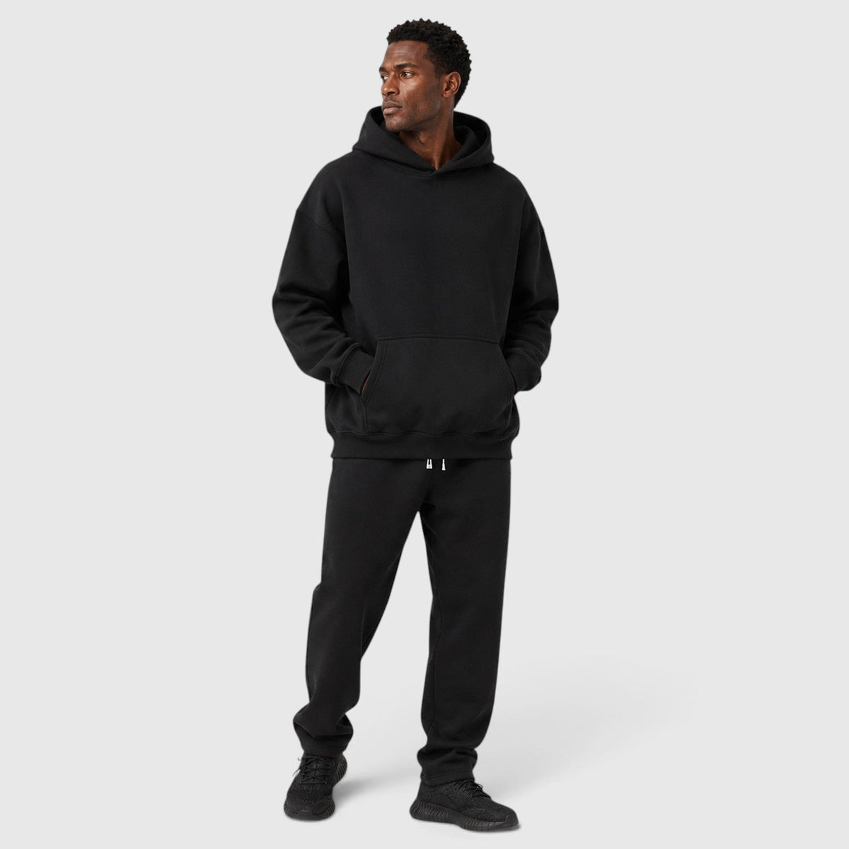 Men's Heavyweight Hoodie Co-Ord Loungeset – Oversized Relaxed Fit