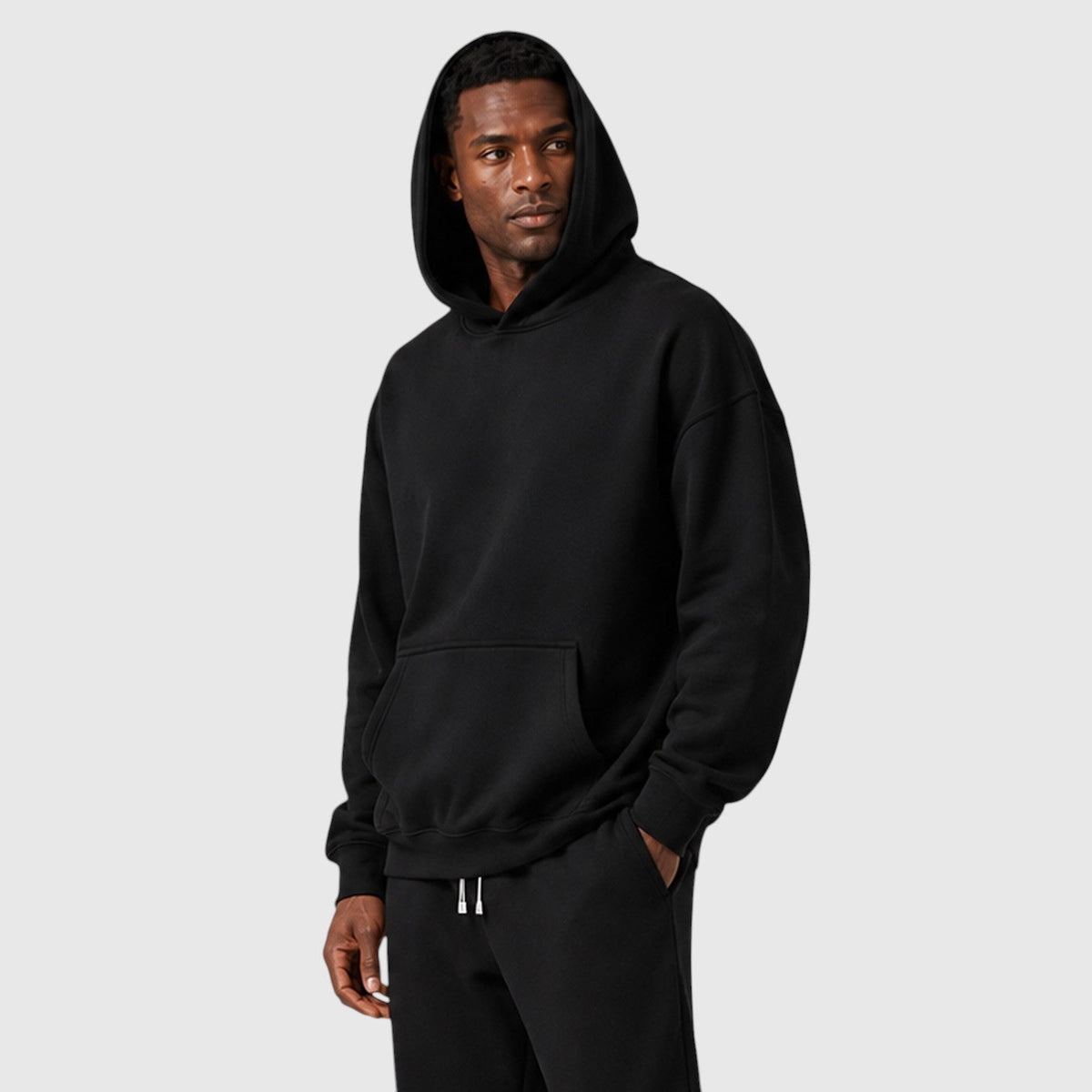 Men's Heavyweight Hoodie Co-Ord Loungeset – Oversized Relaxed Fit
