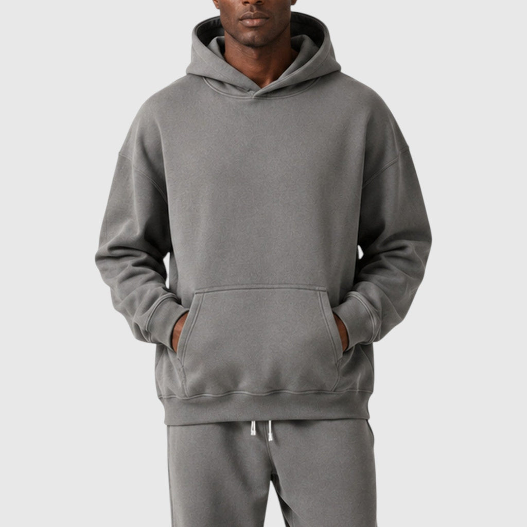Men's Heavyweight Hoodie Co-Ord Loungeset – Oversized Relaxed Fit
