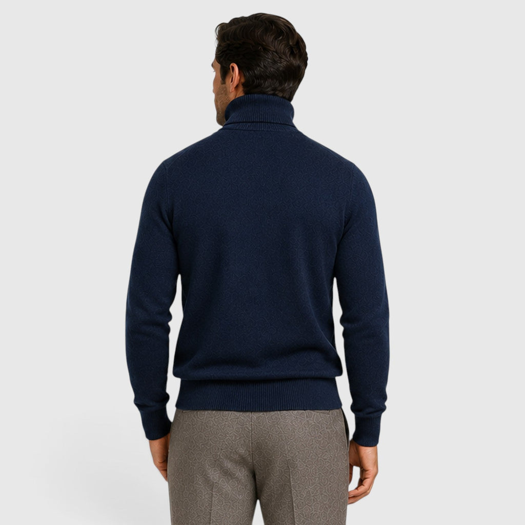 Men's Classic Turtleneck Sweater for Smart Casual Outfits