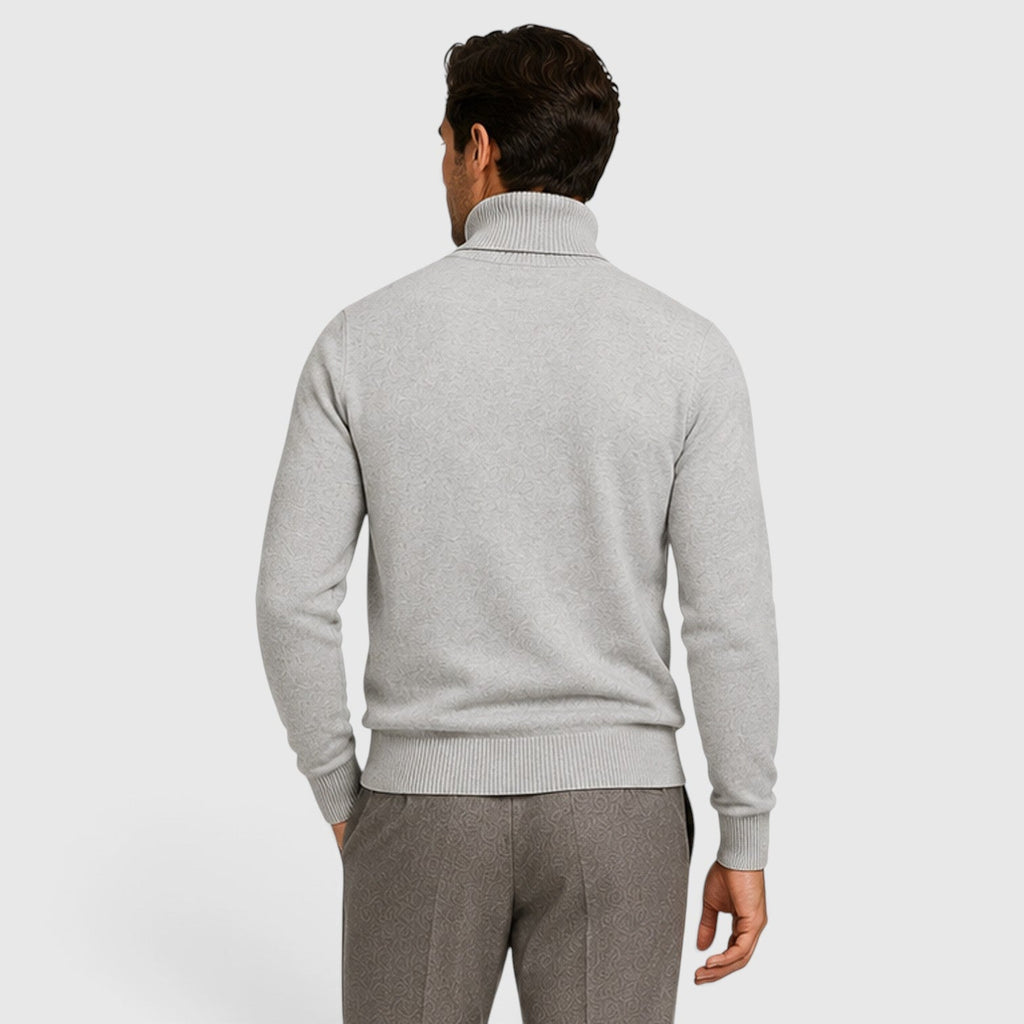 Men's Classic Turtleneck Sweater for Smart Casual Outfits