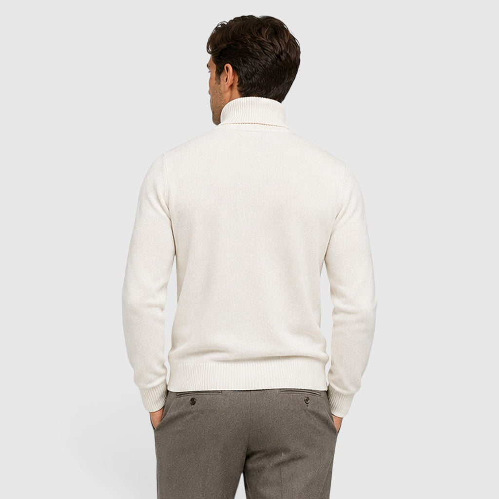 Men's Classic Turtleneck Sweater for Smart Casual Outfits
