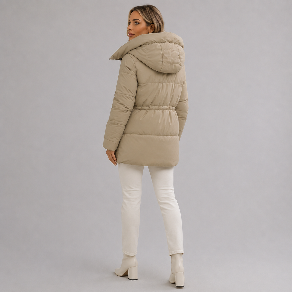 Women's Parka Jacket Padded Hooded