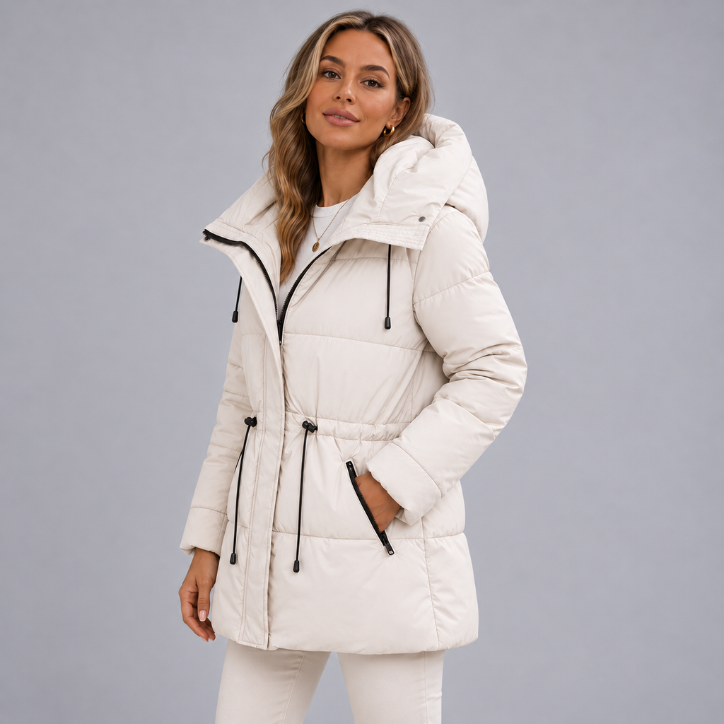 Women's Parka Jacket Padded Hooded