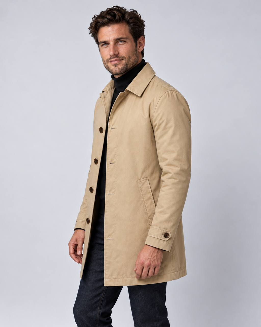 Avery & Mercer AM-US-M01 | Beige | side-three-quarter | studio product candidate