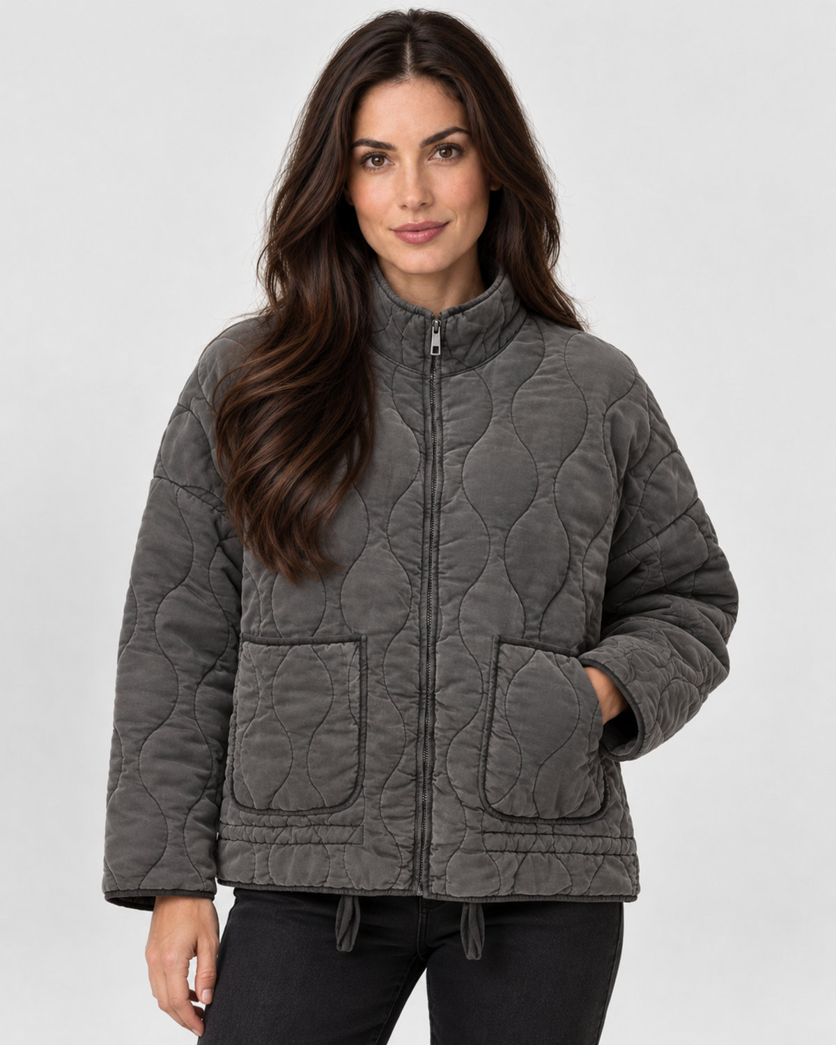Avery & Mercer AM-US-W02 | Dark Grey | front-closed-from-flatlay | studio product candidate