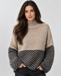 Avery & Mercer AM-US-W02 | Taupe Charcoal | front | studio product candidate